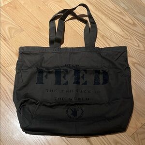 Feed Tote Bag Feed the children of the world WFP knew without tag